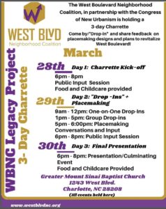 WBNC Legacy Project 3-day Charrette @ Greater Mount Sinai Baptist Church