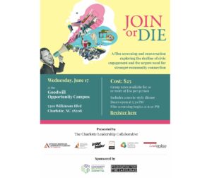 Join or Die Film Screening and Discussion @ Goodwill Opportunity Campus